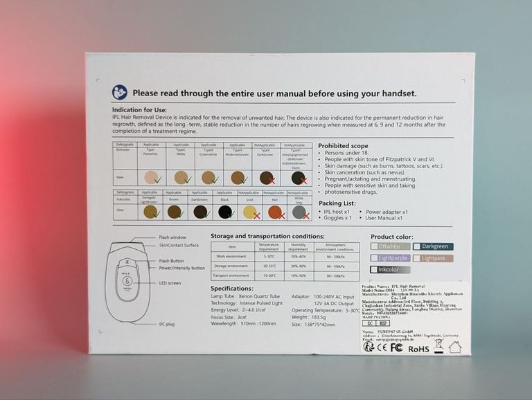Акція! Фотоепілятор NEOR INSHINE Q55 BG. Новий. Код:null. Зображення 7