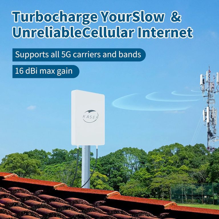 Зовнішня 5G-антена KASER Monobanda N78 3300-3800 MHz Panel Mimo з коефіцієнтом підсилення до 15 dBi, кабелі T240 10 м - V4. Нова Код:null. Изображение 4