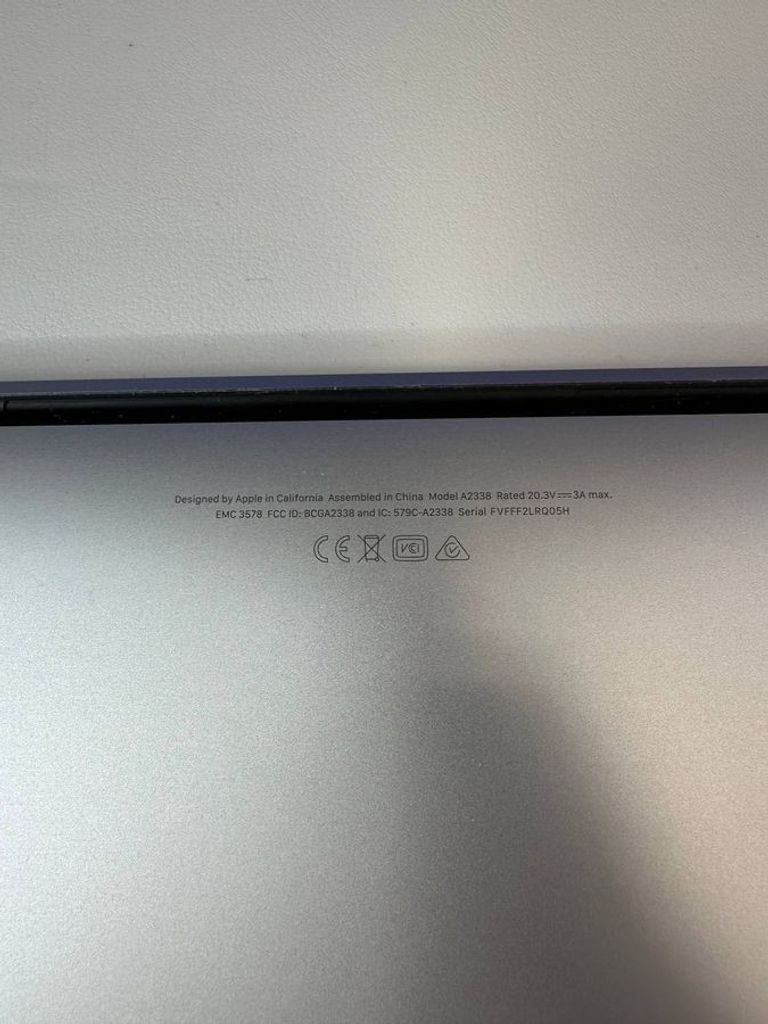 Apple a2338/macbook pro 13,3 /m1 8-gpu/ ram8gb/ ssd512gb/ retina/ truetone/ touch bar Код:01-200590742. Изображение 17