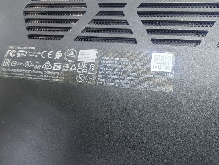 Объявление Lenovo 16/core i7-12650h ddr5/16gb ddr5/hdd *відсутній/ssd 800 gb/geforce rtx3050ti 4gb Б/У