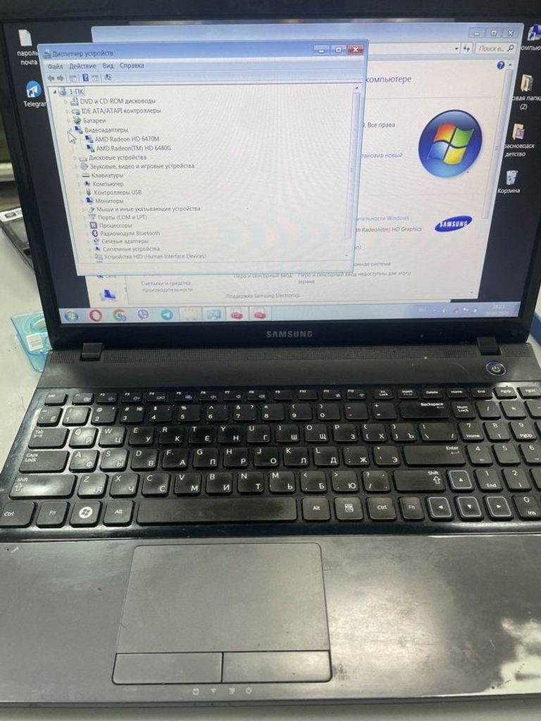 Купить Samsung 15/amd a4 3305m ddr3/4gb ddr3/hdd 1000 gb/ssd *відсутній/radeon hd6470m Б/У