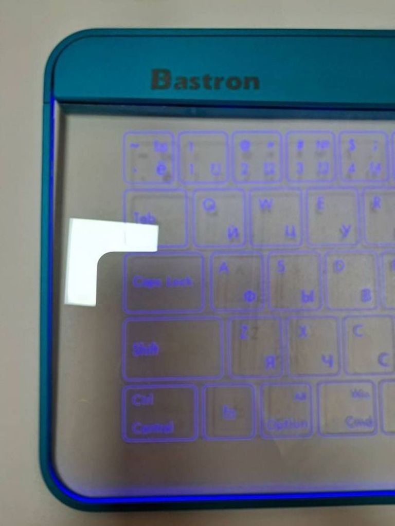 Bastron b9 wireless glass keyboard Код:01-200373198. Зображення 6