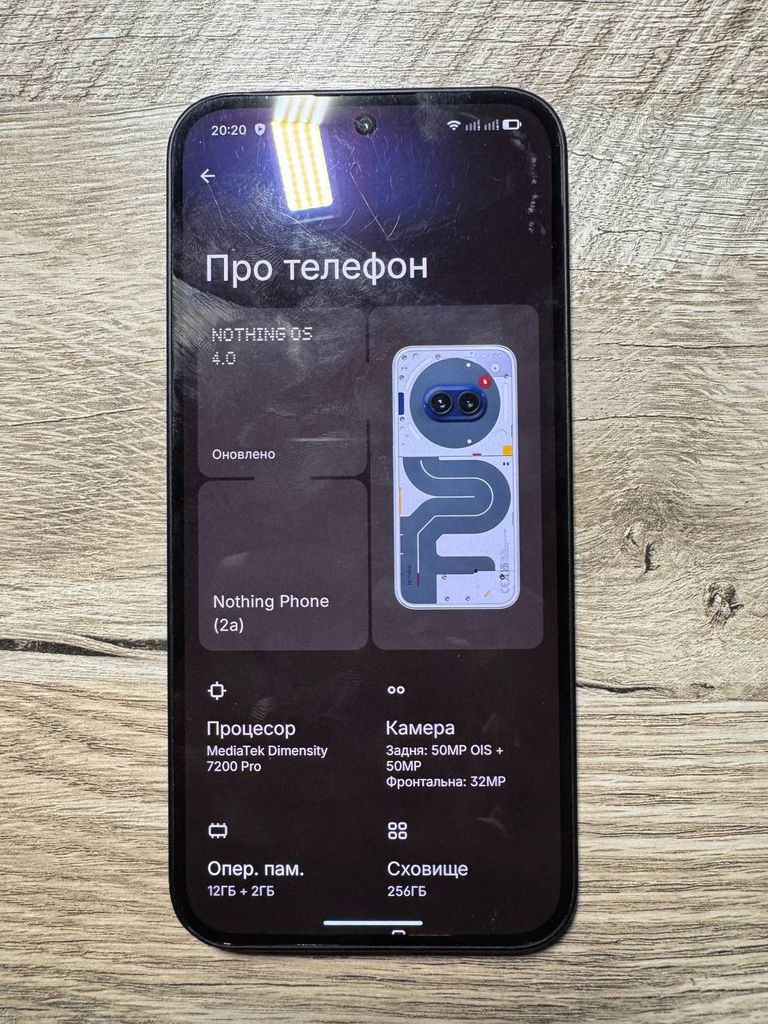 Nothing Phone (2a) 12/256GB Black Код:null. Изображение 8