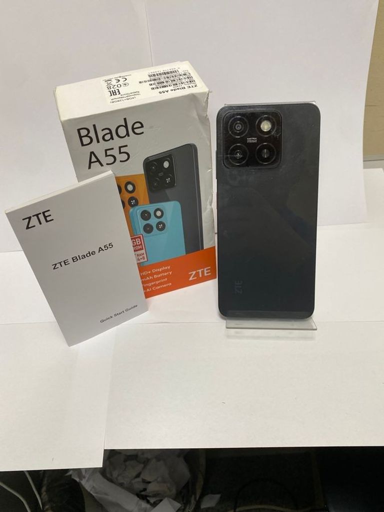 Объявление Zte Blade A55 4/128GB Blue Б/У
