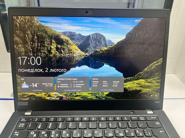 Оголошення Lenovo 13/ryzen 5 pro 3500u ddr4/16gb ddr4/ssd 256 gb/*інтегрована Б/У