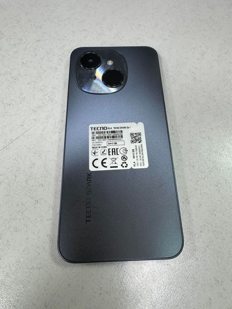Дешиво Tecno spark go 1 kl4 3/64gb с ломбарда