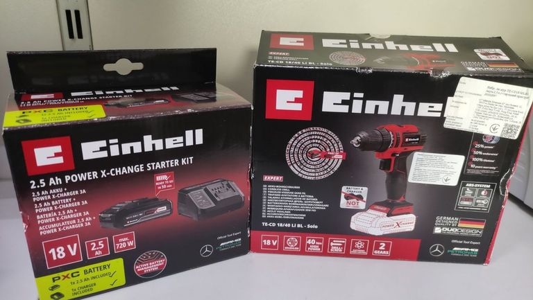 Купити Einhell te-cd 18/40 li bl 1акб 2,5ah + зп Б/У