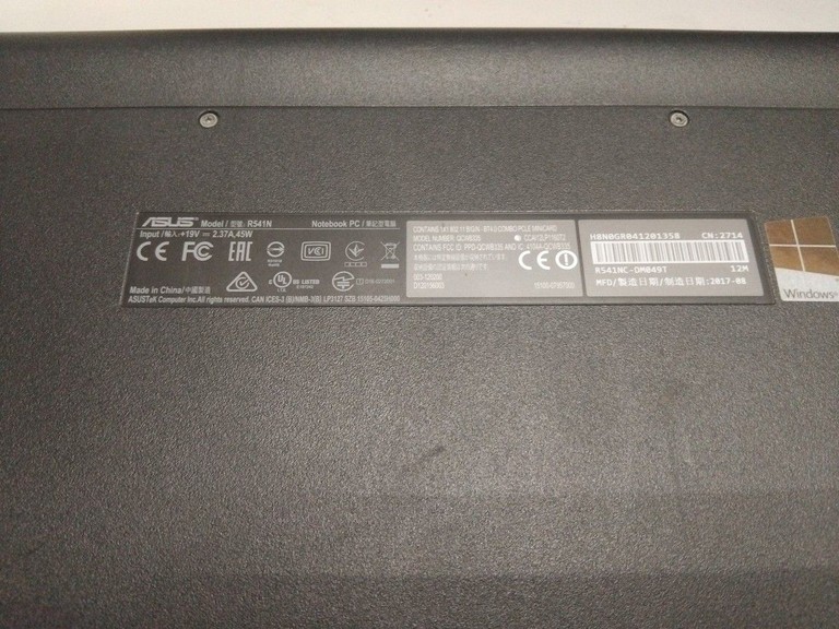 Asus 15/pentium n4200 ddr3/4gb ddr2/hdd 750 gb/ssd 250 gb/geforce 810m Код:01-200931214. Зображення 6