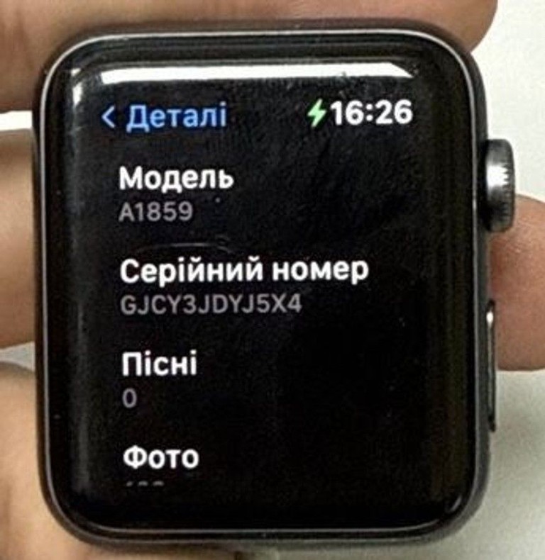 Apple watch series 3 gps 42mm aluminium case a1859 Код:01-200953188. Зображення 6
