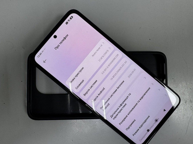 Объявление Xiaomi redmi note 14 8/256gb Б/У