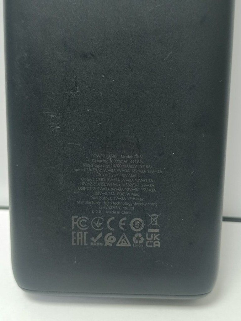 Дешиво Hoco DB81 Apollo 30000mAh 65W Black с ломбарда
