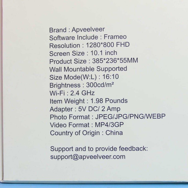 Apveelveer Frameo 10,1 32GB Код:null. Зображення 7