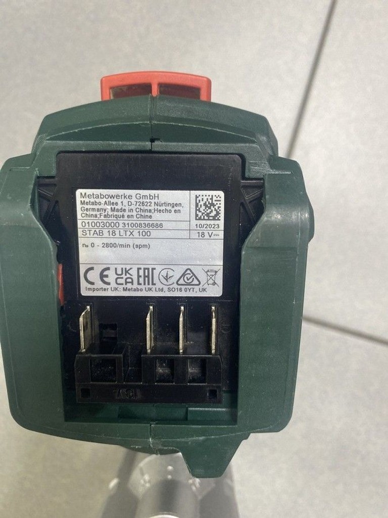 Оголошення Metabo stab 18 ltx 100 Б/У