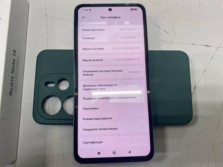 Купити Xiaomi redmi note 14 6/128gb Б/У