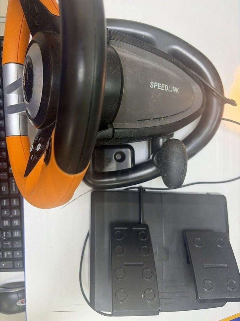 Объявление Speed-Link drift o.z. racing wheel pc,-orange Б/У
