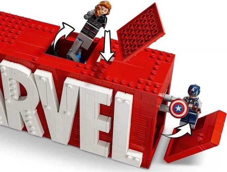 LEGO Super Heroes Marvel Логотип і міні фігурки MARVEL 931 елемент. Новий. Код:null. Зображення 10