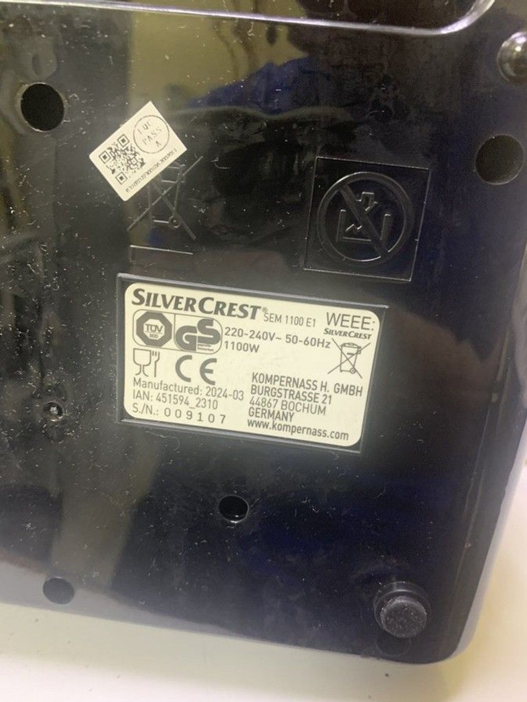 Дешево Silvercrest SEM 1100 E1 black з ломбарду