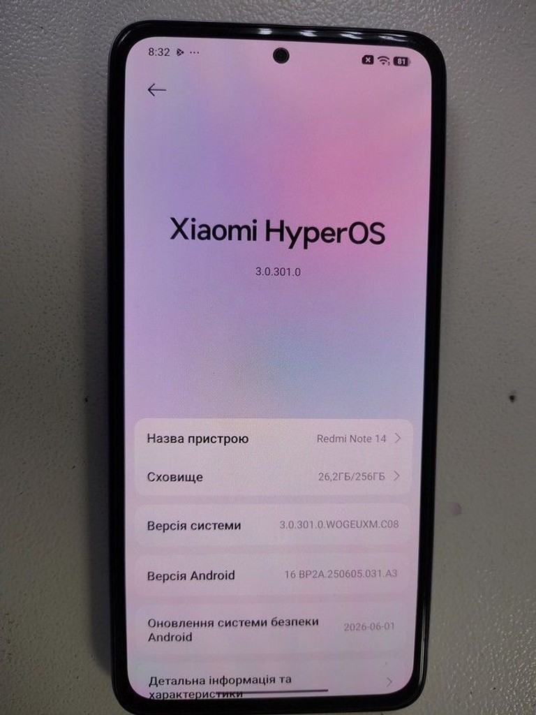 Xiaomi redmi note 14 8/256gb Код:01-201173575. Изображение 6