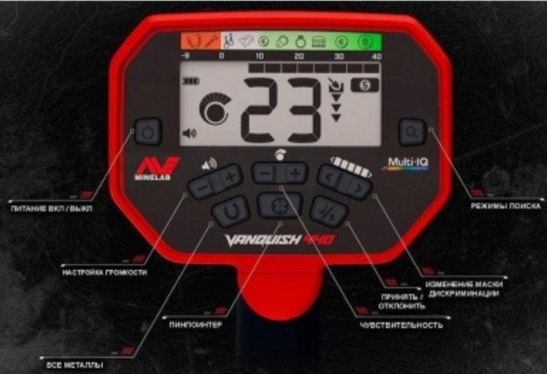 Оголошення MINELAB VANQUISH 440 SPECIAL Б/У