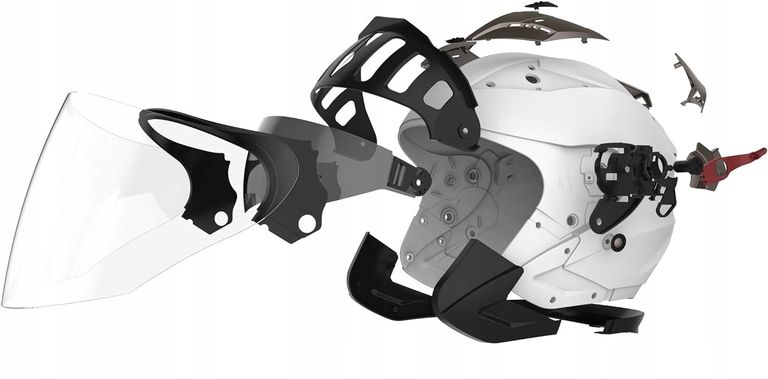 Акція! Мотоциклетний шолом YEMA YM-627. Розмір M, білий. Новий. Код:null. Изображение 12