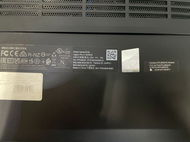 Lenovo 15/ryzen 7 7745hx ddr5/32gb ddr5/hdd *відсутній/ssd 1000 gb/geforce rtx4070 8gb Код:01-200736593. Изображение 7