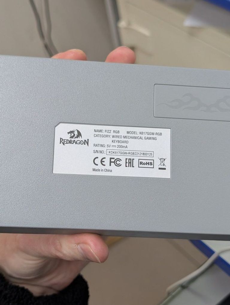 Дешево Redragon Fizz K617 RGB Mini Gray/Gray/White (K617GGW-RGB) з ломбарду
