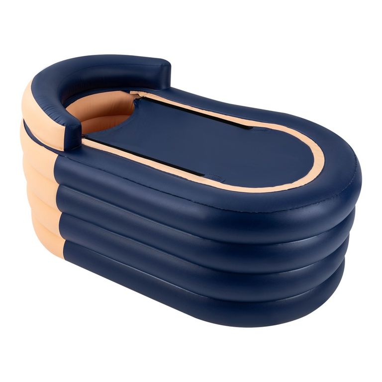 Надувна ванна для дорослих 1,4 м з бездротовим електричним повітряним насосом, ванна для гарячої води та крижаної. Нова. Код:null. Зображення 7