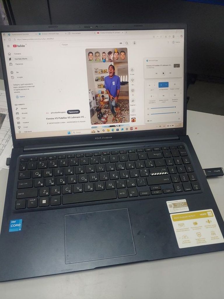 Купить Asus 15/core i3-1315u ddr5/8gb ddr5/hdd *відсутній/ssd 480 gb/*інтегрована Б/У