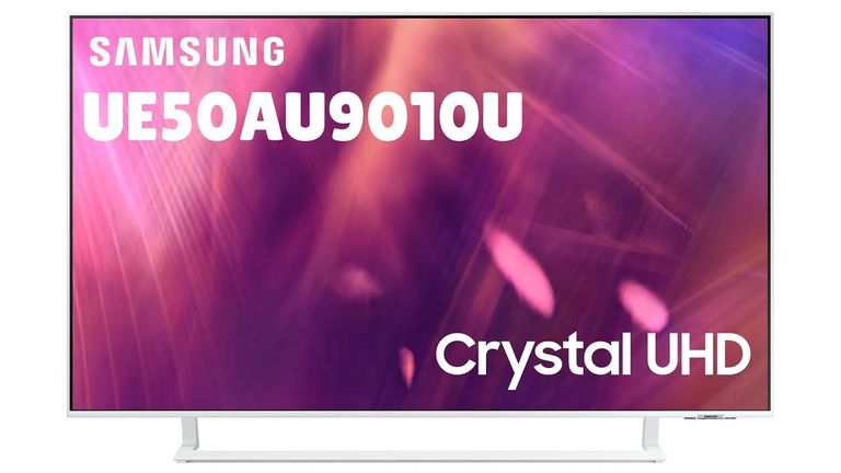 Купить Samsung UE50AU9010U Білий Б/У