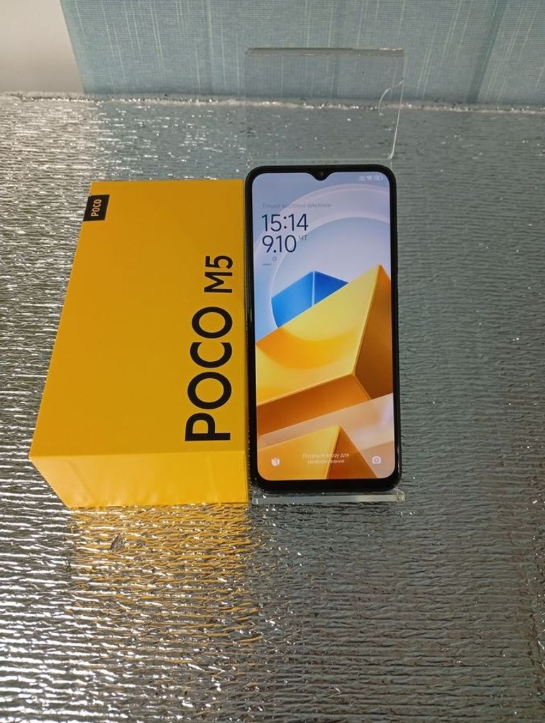 Купить Xiaomi Poco M5 4/128GB Black Б/У