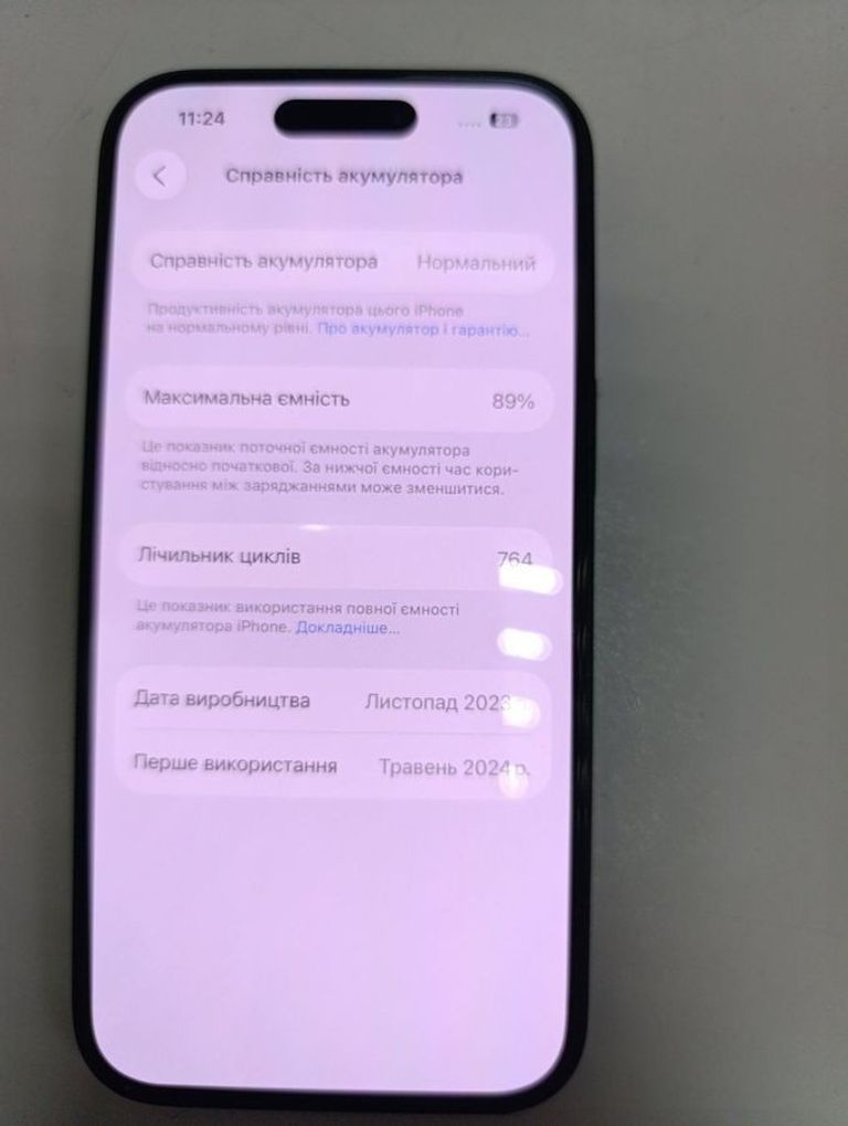 Оголошення Apple iPhone 15 128GB Green Б/У