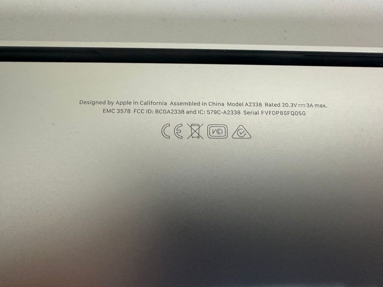 Apple a2338 macbook pro 13,3" m1 8-gpu/ ram8gb/ ssd256gb/ retina, truetone, touch bar Код:01-200861959. Зображення 8