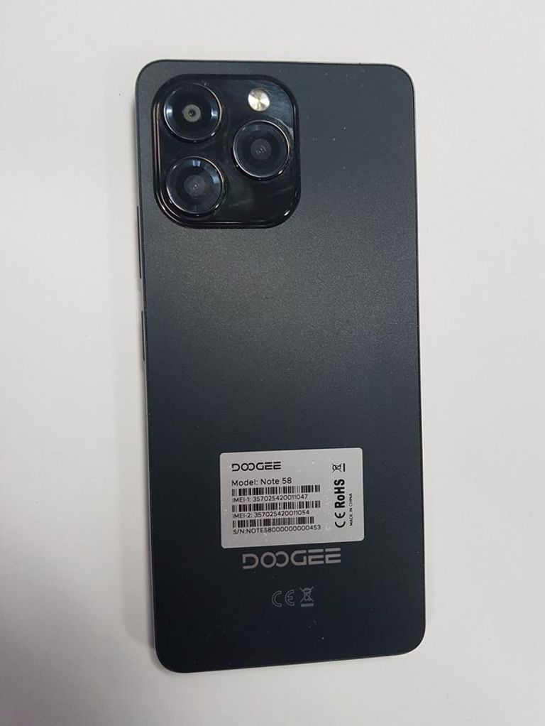 Купити Doogee Note 58 8/128GB Starry Black Б/У