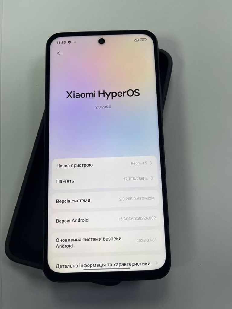 Оголошення Xiaomi redmi 15 4g 8/256gb Б/У