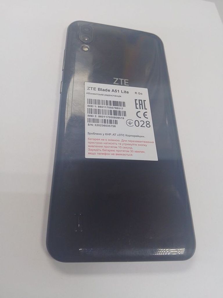Zte Blade A51 Lite 2/32GB Blue Код:01-200898242. Зображення 5