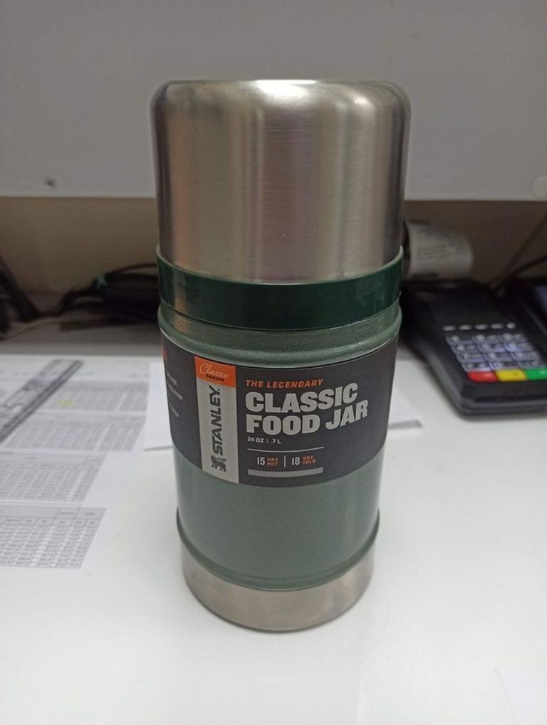 Купити Stanley Термос пищевой Classic Legendary Hammertone Green 0,7 л... Б/У