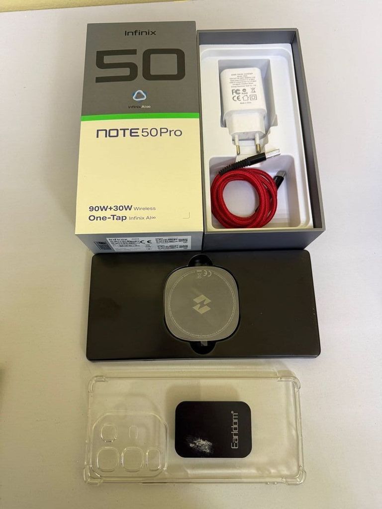 Infinix Note 50 Pro 8/256GB Shadow Black Код:01-200916402. Зображення 5