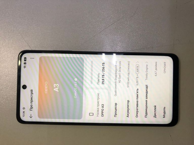 Oppo a3 4g 6/256gb Код:01-200919592. Зображення 6