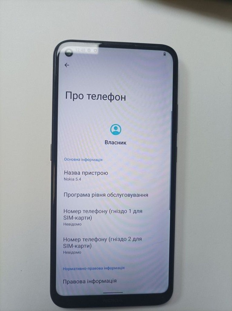 Оголошення Nokia 5.4 ta-1337 4/64gb Б/У
