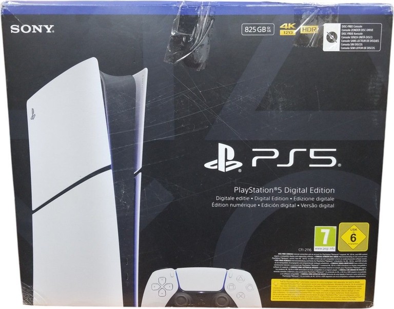 Купить Sony PlayStation 5 Slim Digital Edition 825GB White (1000040658) Б/У