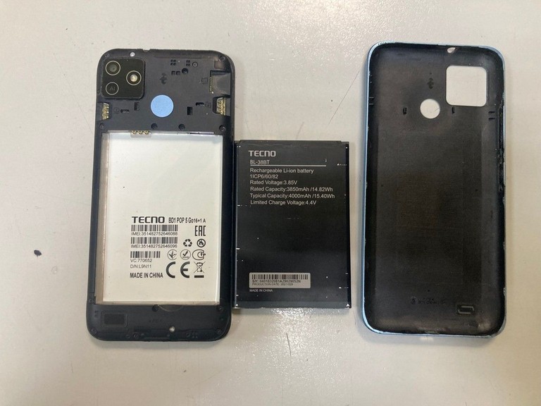 Оголошення Tecno pop 5 go 1/16gb Б/У