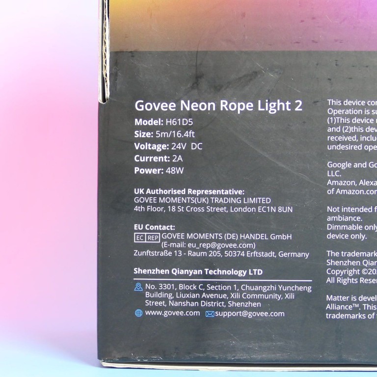 Govee Neon Rope Light 2 H61D5 5 м Код:null. Зображення 4