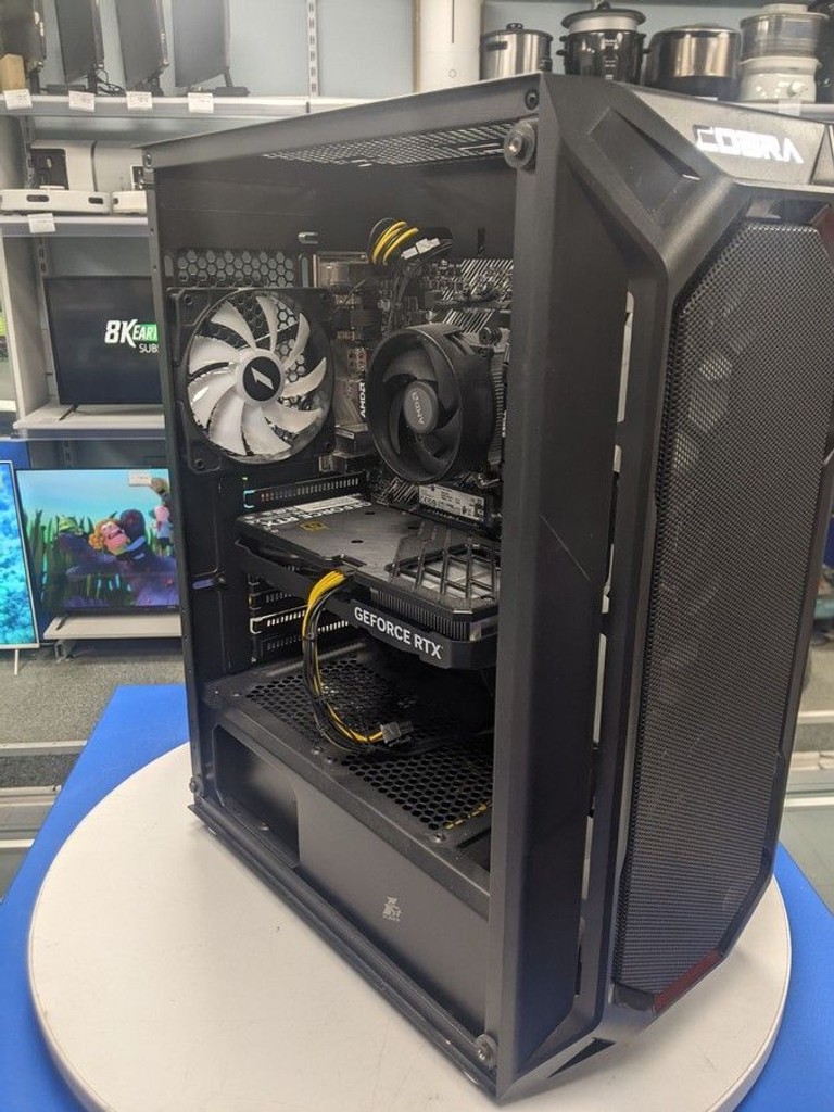 Оголошення Пк amd ryzen 5 5500/ram 16 gb/hdd відсутній/ssd 1000 gb/nvidia rtx 4060 (geforce) 8gb gddr6 128bit Б/У