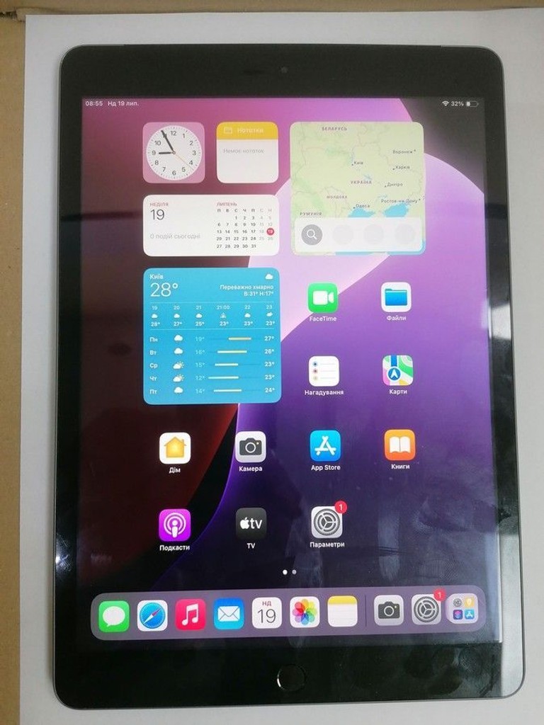 Купити Apple ipad 10.2’’ gen7 2019 a2200 128gb wi-fi+lte Б/У