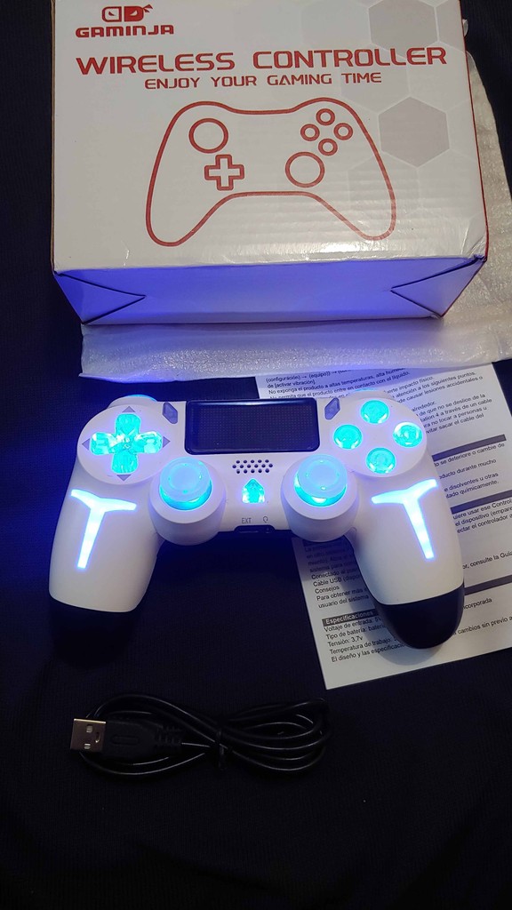 Джойстик Dualshock 4 Ps3 Ps4 ПК Android Gaminja P412 Подсветка геймпад новый Код:null. Зображення 4