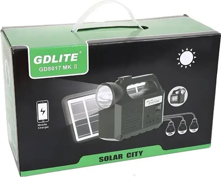 5000мАч GDLITE GD8017 MK II + 3 лампочки Код:null. Зображення 6