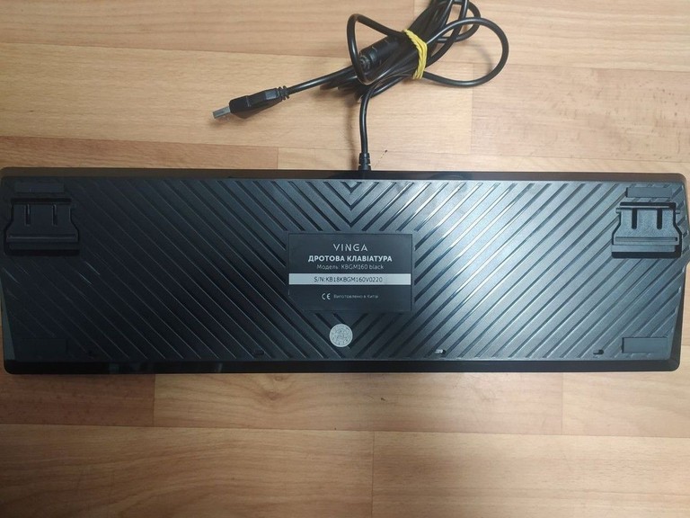 Распродажа Vinga KBGM160 Black, продавец Техноскарб