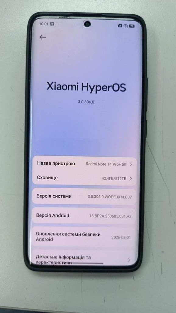 Дешево Xiaomi redmi note 14 pro+ 5g 12/512gb з ломбарду