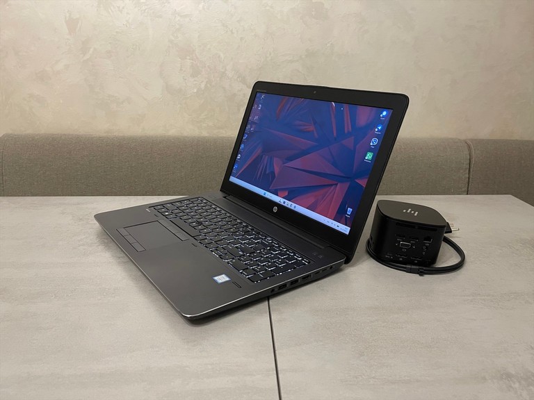 Объявление HP Zbook 15 G4, 15,6 FHD, i7-7700HQ, 256GB SSD, 16GB DDR4, Nvidia M1200 4GB, докстанція Б/У