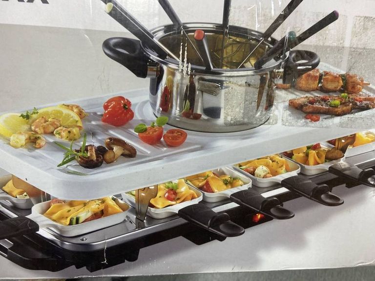 Gourmetmaxx raclette and fondue set